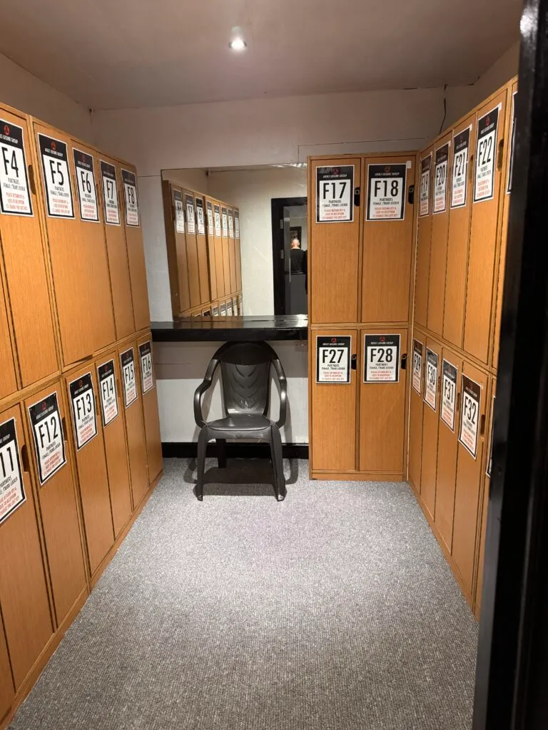 ladies locker room